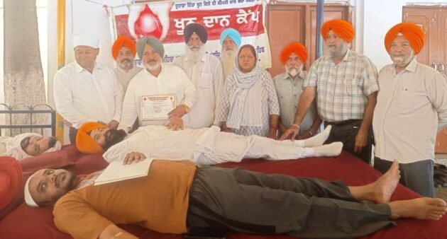 ਖੂਨਦਾਨ ਤੋਂ ਵੱਡਾ ਕੋਈ ਹੋਰ ਦਾਨ ਨਹੀਂ-ਚੇਤਨ ਸਿੰਘ ਜੋੜੇਮਾਜਰਾ